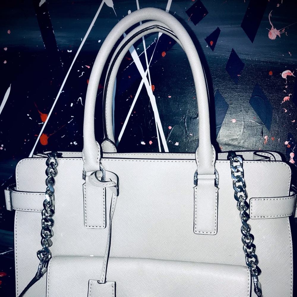 Michael Kors Hamilton Satchel Shoulder Bag Handbag Purse - Picture 9 of 16